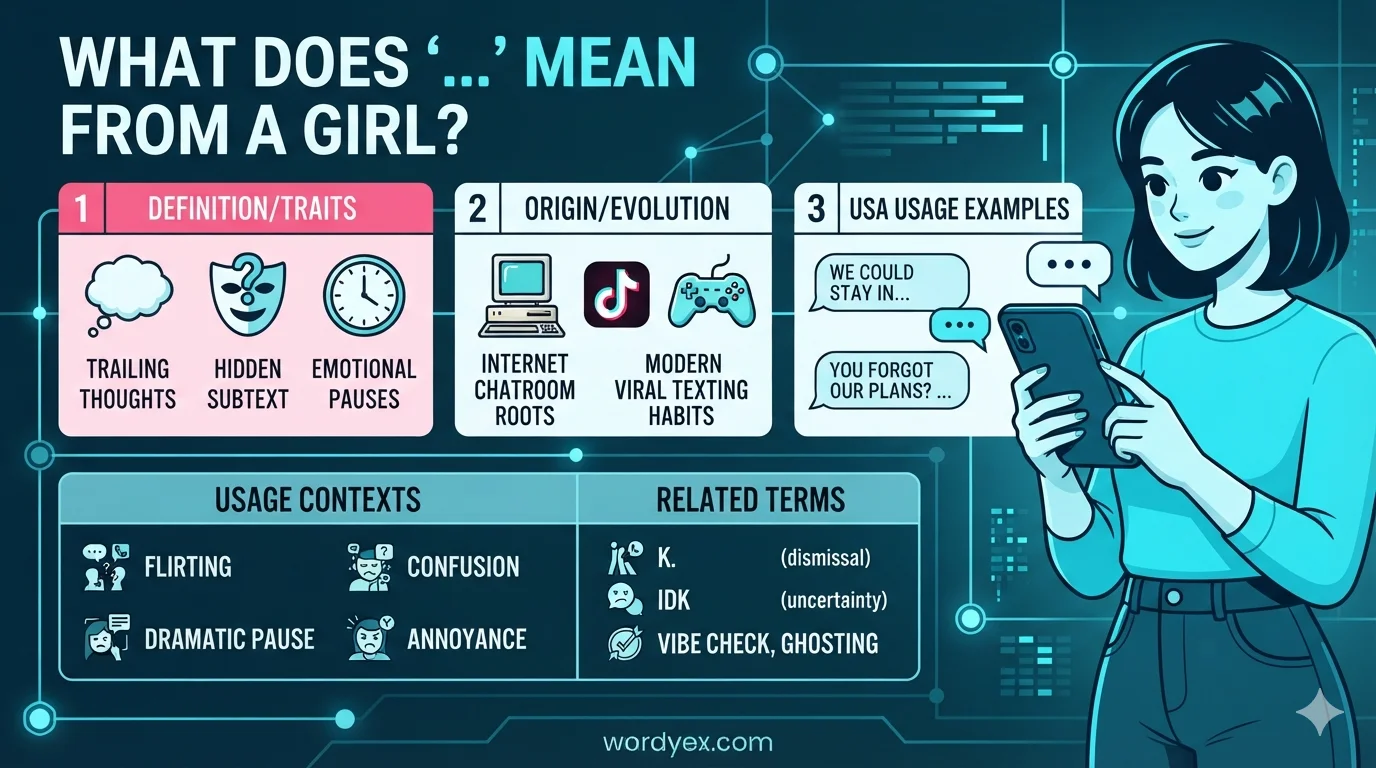 What Does “…” Mean in a Text From a Girl? Slang Meaning & Origin (2026 Guide)